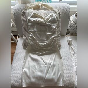 Suzi Chin Ivory Midi Dress